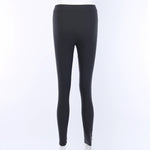 Black Pencil High Waist Pants Gothic Zipper Hollow Out Bodycon Trouser-Pants-Arimonz-Arimonz