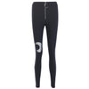Black Pencil High Waist Pants Gothic Zipper Hollow Out Bodycon Trouser-Pants-Arimonz-S-Arimonz