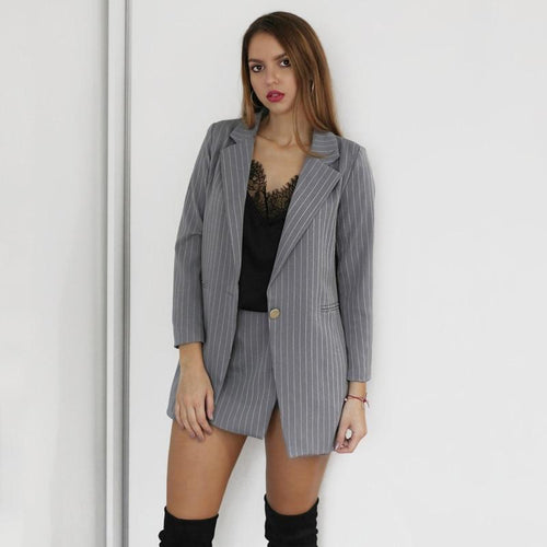 Blazer Jacket & Skirt-Wear To Work Sets-Arimonz-Arimonz