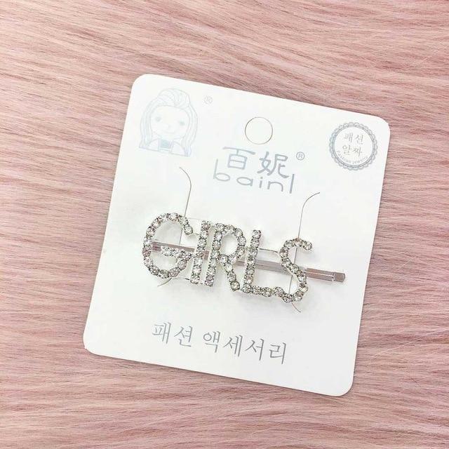 Bling Letter Hairpins-Hair Accessories-Arimonz-2-Arimonz