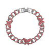 Bling Rhinestone Butterfly Cuban Anklets Bracelet Chunky Cuban Anklet-Anklets-Arimonz-Pink Style C-Arimonz