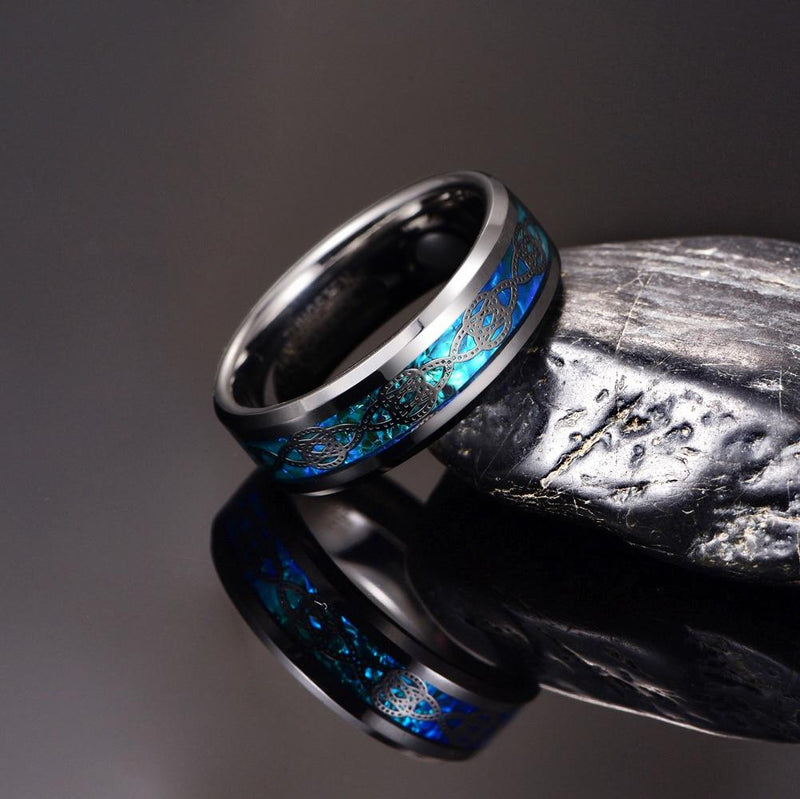 Blue Opal Ring-Rings-Arimonz-Arimonz