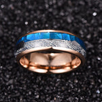 Blue Shell Meteorite Arrow Dome Ring-Rings-Arimonz-Arimonz