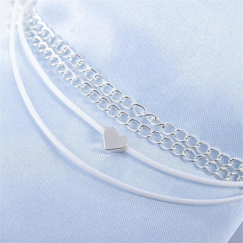 Bohemian Anklet For Women Fashion Heart Ankle Bracelet Leg Chain-Anklets-Arimonz-Arimonz