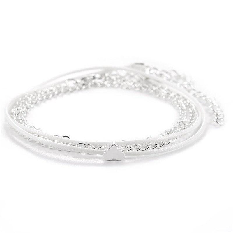 Bohemian Anklet For Women Fashion Heart Ankle Bracelet Leg Chain-Anklets-Arimonz-Arimonz