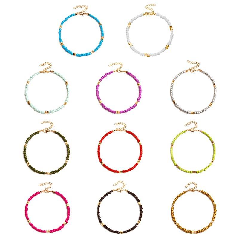 Bohemian Anklet For Women Handmade Beaded Anklet Bracelet Jewelry-Anklets-Arimonz-Arimonz