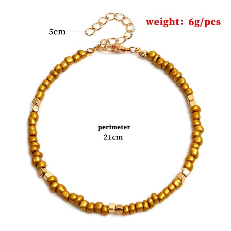 Bohemian Anklet For Women Handmade Beaded Anklet Bracelet Jewelry-Anklets-Arimonz-Arimonz