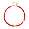 Bohemian Anklet For Women Handmade Beaded Anklet Bracelet Jewelry-Anklets-Arimonz-Dark Pink-Arimonz