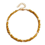 Bohemian Anklet For Women Handmade Beaded Anklet Bracelet Jewelry-Anklets-Arimonz-Gold-Arimonz