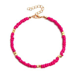 Bohemian Anklet For Women Handmade Beaded Anklet Bracelet Jewelry-Anklets-Arimonz-Red-Arimonz