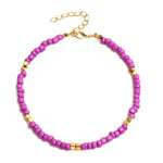 Bohemian Anklet For Women Handmade Beaded Anklet Bracelet Jewelry-Anklets-Arimonz-Violer-Arimonz