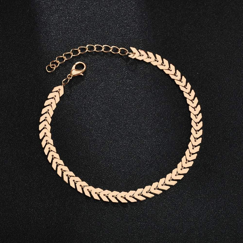Bohemian Arrow Style Anklet-Anklets-Arimonz-Arimonz