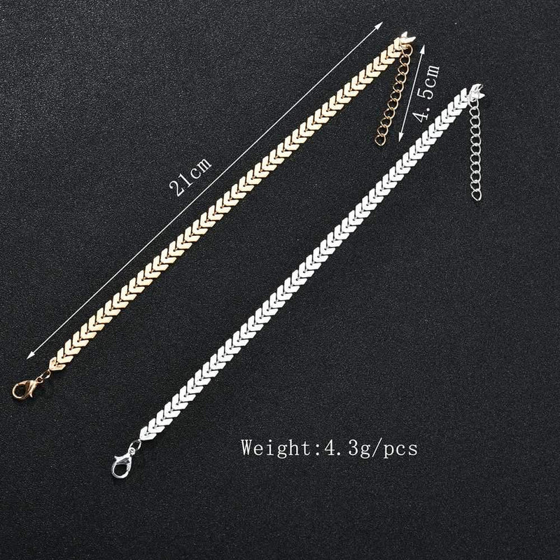 Bohemian Arrow Style Anklet-Anklets-Arimonz-Arimonz