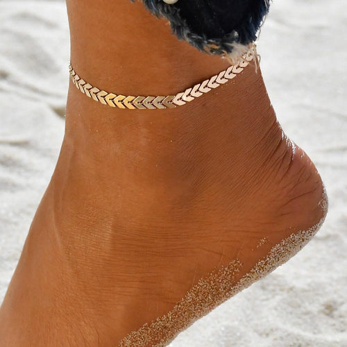Bohemian Arrow Style Anklet-Anklets-Arimonz-Arimonz