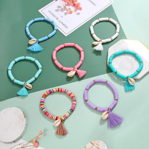 Bohemian Multicolor Tassel Anklet For Women Jewelry Anklet Chain-Anklets-Arimonz-Arimonz