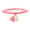 Bohemian Multicolor Tassel Anklet For Women Jewelry Anklet Chain-Anklets-Arimonz-pink-Arimonz