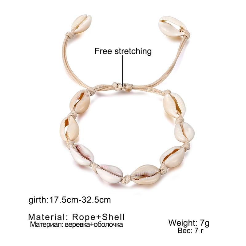 Bohemian Shells Anklet For Women Delicate Shell Anklet Beach Anklet-Anklets-Arimonz-Arimonz