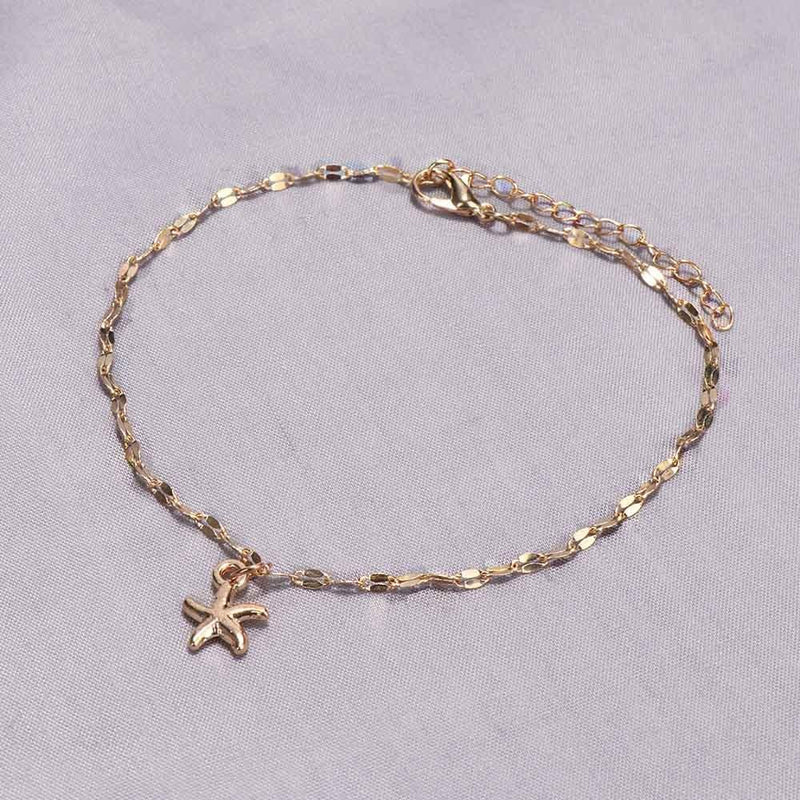 Boho Starfish Women Anklet Foot Chain Jewelry Anklet Bracelet-Anklets-Arimonz-Arimonz