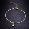 Boho Starfish Women Anklet Foot Chain Jewelry Anklet Bracelet-Anklets-Arimonz-Gold-Arimonz
