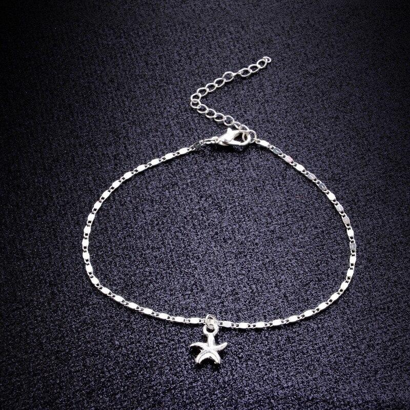 Boho Starfish Women Anklet Foot Chain Jewelry Anklet Bracelet-Anklets-Arimonz-Silver-Arimonz