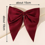Bowknot Pearl Barrettes Clips Women Ribbon Hair Accessories-Hair Accessories-Arimonz-Arimonz