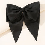 Bowknot Pearl Barrettes Clips Women Ribbon Hair Accessories-Hair Accessories-Arimonz-Black-Arimonz