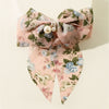 Bowknot Pearl Barrettes Clips Women Ribbon Hair Accessories-Hair Accessories-Arimonz-Floral Pink-Arimonz
