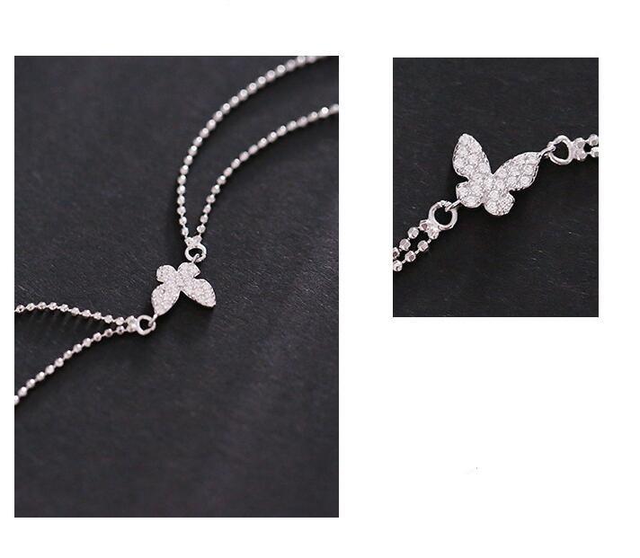 Braceletes - ﻿Butterfly Charm Bracelet