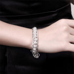Braceletes - Circle Charm Bracelets Jewelry For Women Lady Bracelet