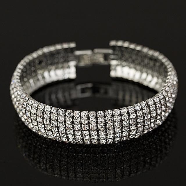 Braceletes - Crystal Rhinestone Jewelry Bracelets