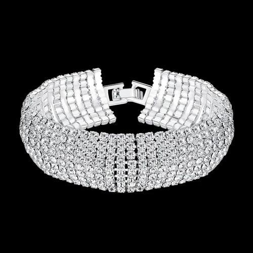 Braceletes - Crystal Rhinestone Jewelry Bracelets