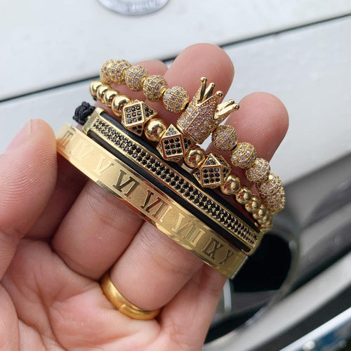 Braceletes - Royalty Crown Set Bracelet