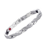 Braceletes - Twisted Magnetic Therapy Bracelet Trendy Energy Magnets Jewelry