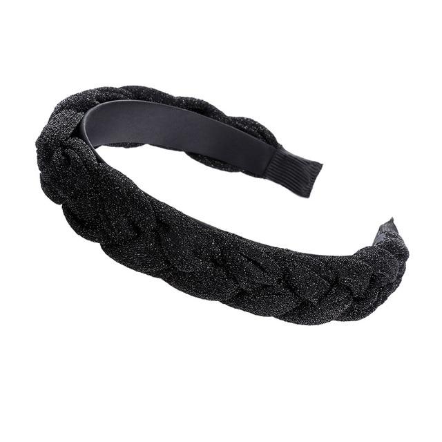 Braided Headband-Hair Accessories-Arimonz-Black-Arimonz