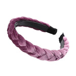Braided Headband-Hair Accessories-Arimonz-Purple Velvet-Arimonz