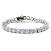 Brass Tennis Bracelet Row Cubic Zirconia Bracelet for Women-Braceletes-Arimonz-Arimonz