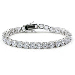 Brass Tennis Bracelet Row Cubic Zirconia Bracelet for Women-Braceletes-Arimonz-Arimonz