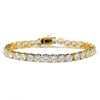 Brass Tennis Bracelet Row Cubic Zirconia Bracelet for Women-Braceletes-Arimonz-Arimonz
