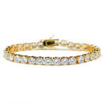 Brass Tennis Bracelet Row Cubic Zirconia Bracelet for Women-Braceletes-Arimonz-Arimonz