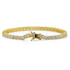 Brass Tennis Bracelet Row Cubic Zirconia Bracelet for Women-Braceletes-Arimonz-Arimonz
