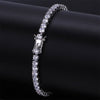 Brass Tennis Bracelet Row Cubic Zirconia Bracelet for Women-Braceletes-Arimonz-Arimonz