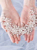 Bridal Flower Headband Prom Tiara Wedding Hair Accessories Headdress-Hair Accessories-Arimonz-Arimonz