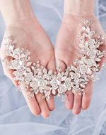 Bridal Flower Headband Prom Tiara Wedding Hair Accessories Headdress-Hair Accessories-Arimonz-Silver-Arimonz