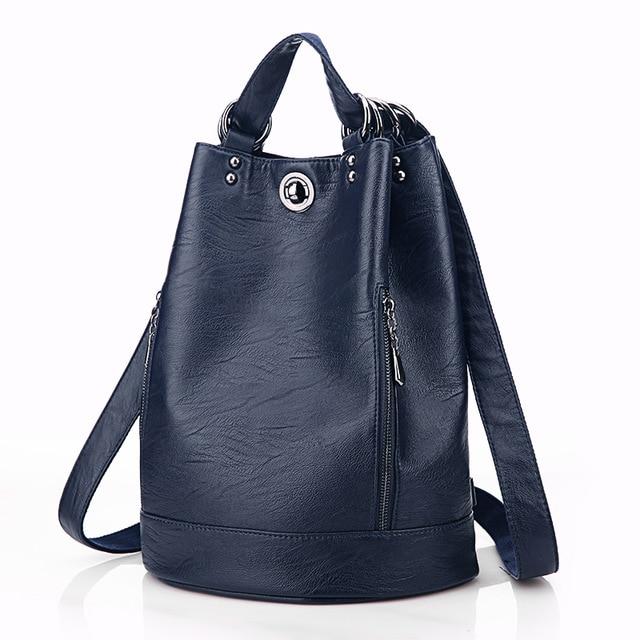 Bucket Backpack-Handbags-Arimonz-Blue-Arimonz