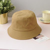 Bucket Hat Fisherman Hat Outdoor Women Cap Lady Beach Sun Caps-Bucket Hats-Arimonz-Style 1 khaki-Arimonz