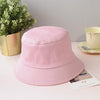 Bucket Hat Fisherman Hat Outdoor Women Cap Lady Beach Sun Caps-Bucket Hats-Arimonz-Style 1 pink-Arimonz