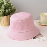 Bucket Hat Fisherman Hat Outdoor Women Cap Lady Beach Sun Caps-Bucket Hats-Arimonz-Style 1 pink-Arimonz