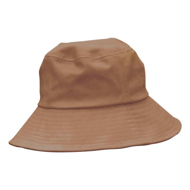 Bucket Hat Fisherman Hat Outdoor Women Cap Lady Beach Sun Caps-Bucket Hats-Arimonz-Style 2 khaki-Arimonz