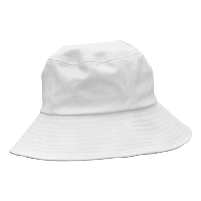 Bucket Hat Fisherman Hat Outdoor Women Cap Lady Beach Sun Caps-Bucket Hats-Arimonz-Style 2 white-Arimonz