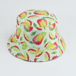 Bucket Hats - Mushroom Printed Foldable Bucket Hat Beach Sun Hats Streetwear Hat